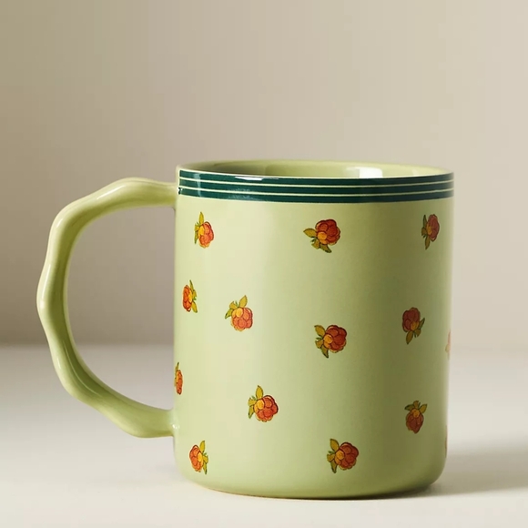 Anthropologie Other - NWT Anthropologie Georgie Stoneware Mug In Green